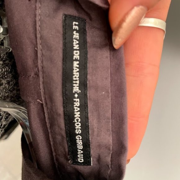 Le Jean de Marithe + Francois Girbaud Brown Button Down Blouse - Picture 2 of 6